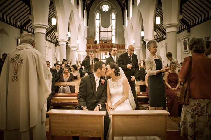 church wedding ceremony romantic
